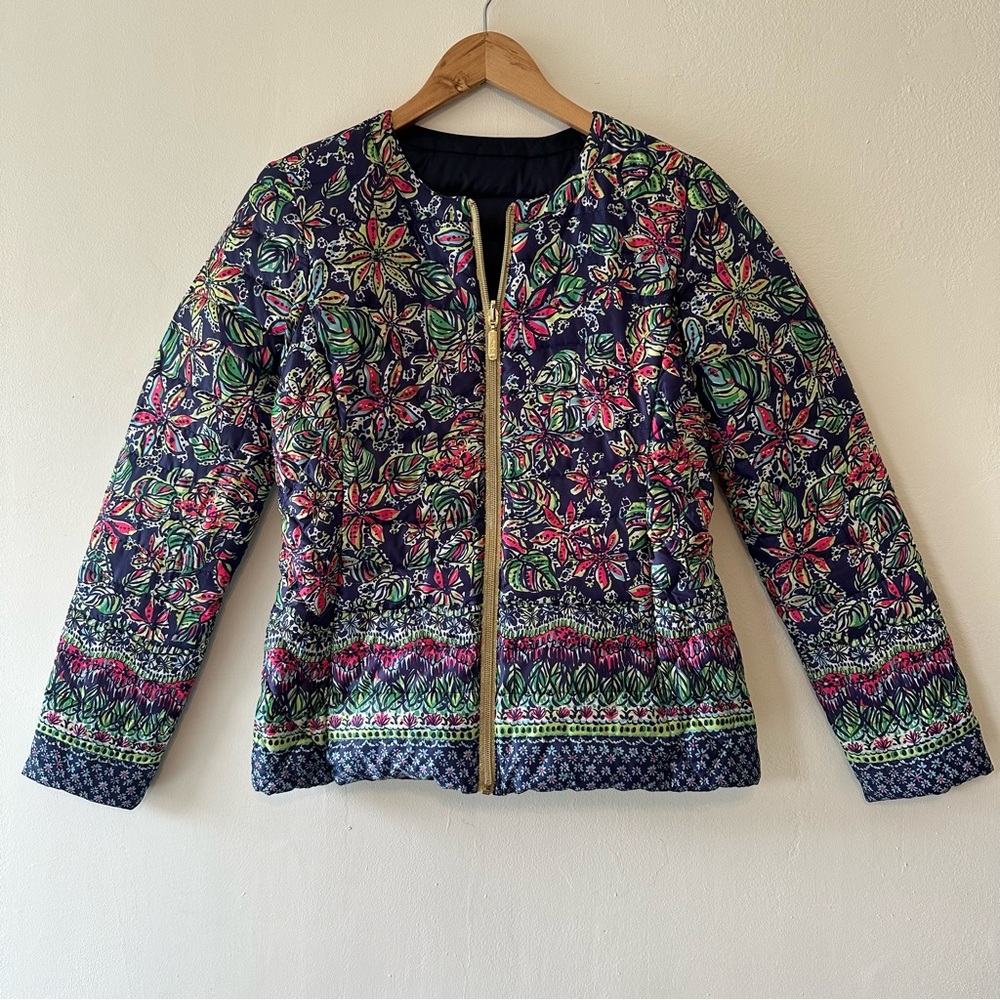 Lilly Pulitzer feather down jacket